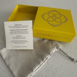 Kendra Scott Gold and Yellow Jewelry Box